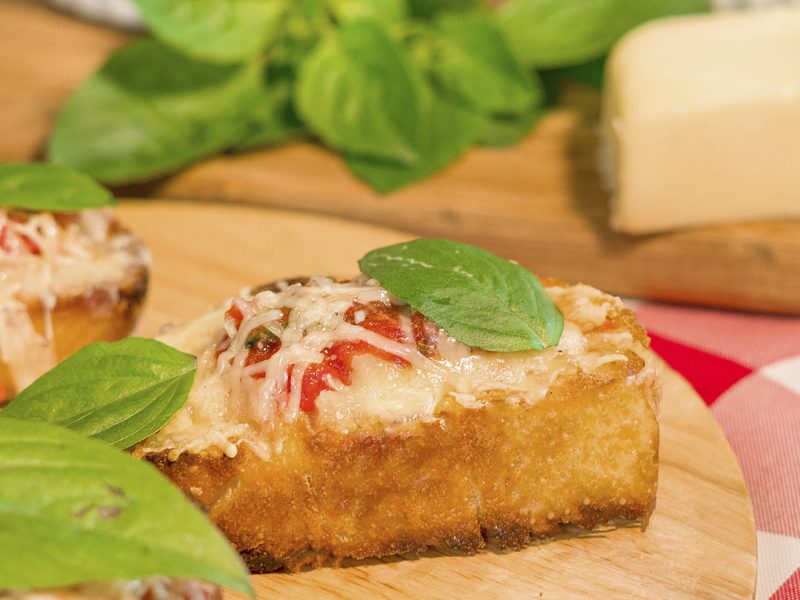Bruschetta tradicional — imagem ilustrativa