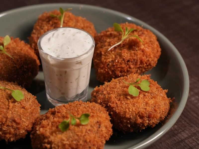 Bolinho de costela defumada cremoso — imagem ilustrativa