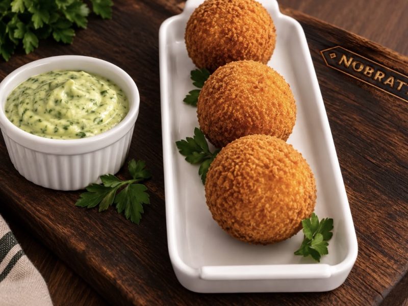 Arancini de risoto de OssoBuco — imagem ilustrativa